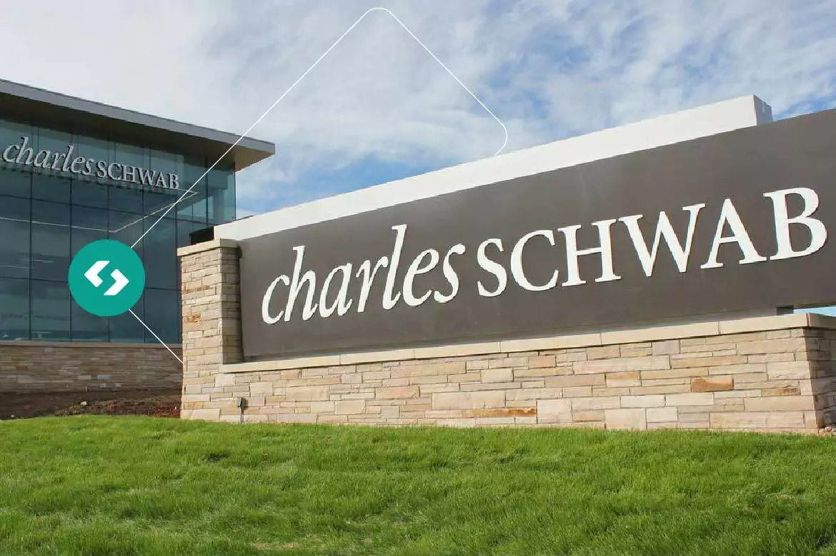 Frente da empresa de investimentos Charles Schwab