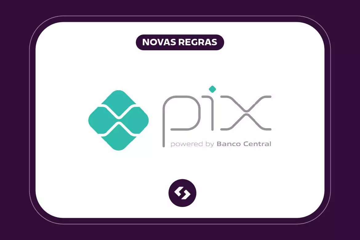 Logo do PIX, sistema de transferência criado pelo Banco Cental do Brasil