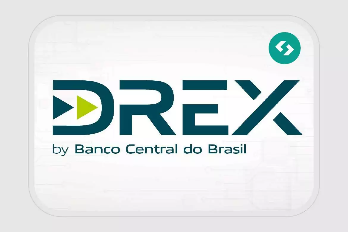 Logo da moeda do banco central do Brasil - DREX