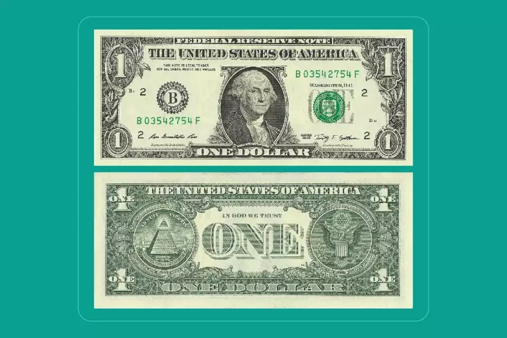Nota de um dólar americano