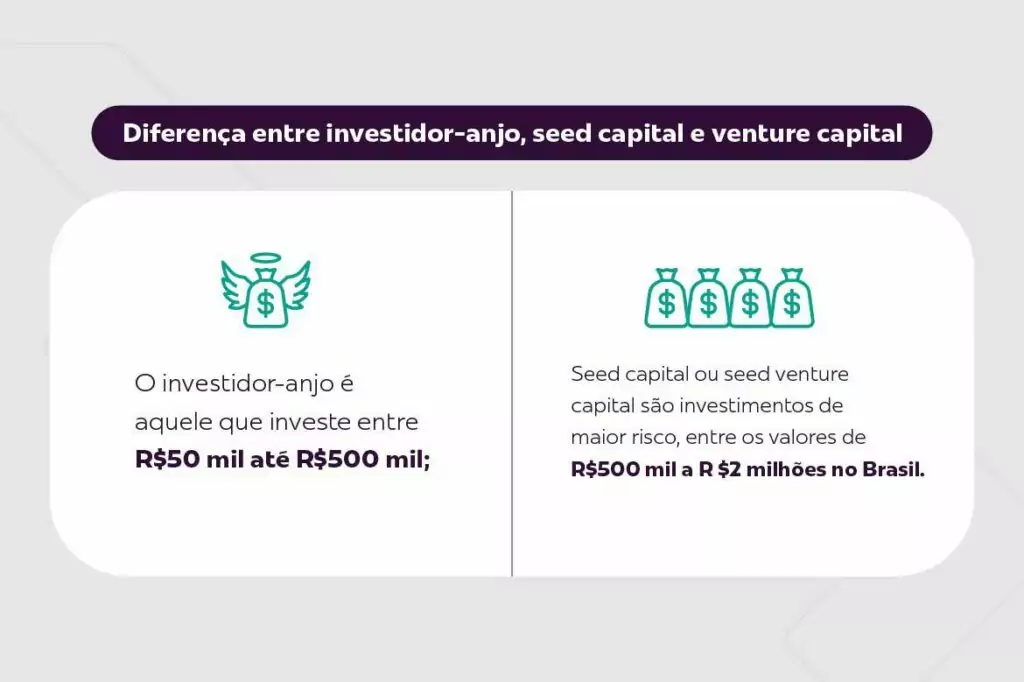 Diferença entre Venture Capital, Investidor Anjo e Seed Capital